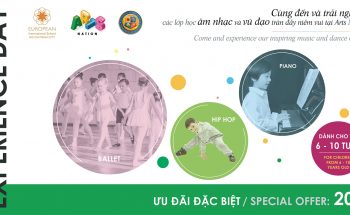Ngày hội Trải nghiệm các lớp Âm nhạc và Vũ đạo miễn phí tại Arts Nation!